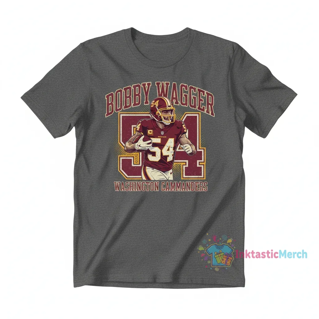 Bobby Wagner '54 Commanders Vintage Tee 1 Bobby Wagner '54 Commanders Vintage Tee