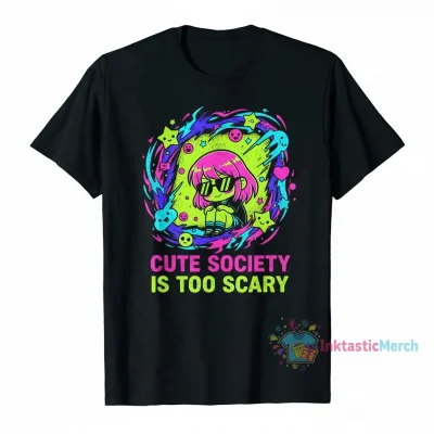 Bocchi Society Is Too Scary Shirt
