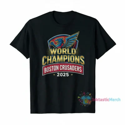 Boston Crusaders 2025 World Champions T-Shirt: Celebrate Victory in Comfort & Style