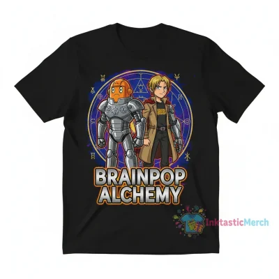 BrainPOP Full Metal Alchemist FMA T-Shirt