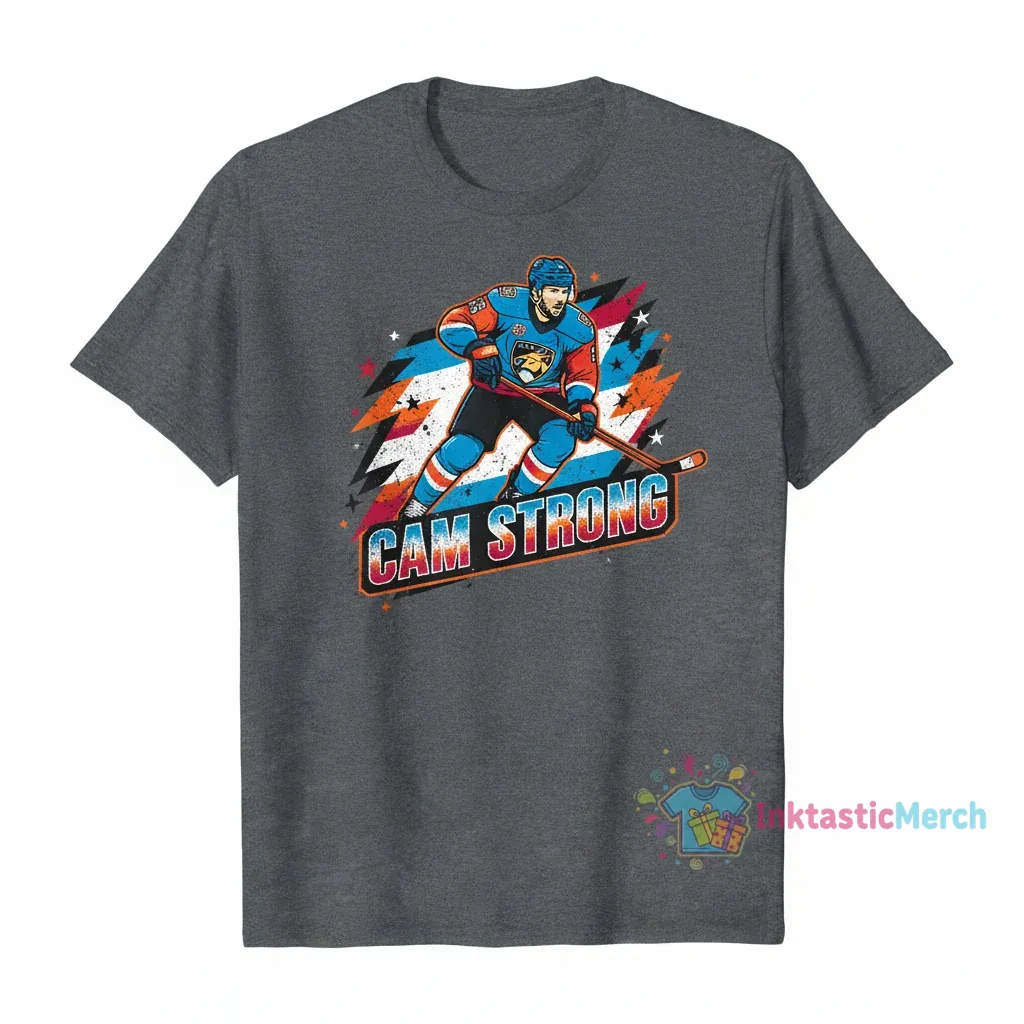 Brandon Montour Wearing Cam Strong T-Shirt 1 Brandon Montour Wearing Cam Strong T-Shirt