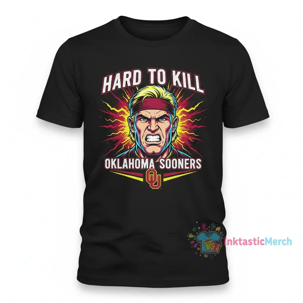 Brian Bosworth 'Hard to Kill' Oklahoma Sooners Shirt 1 Brian Bosworth 'Hard to Kill' Oklahoma Sooners Shirt