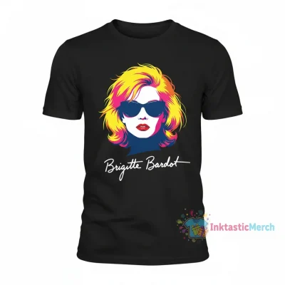 Brigitte Bardot Signature T-shirt Men's Jersey Short Sleeve Tee S Pink