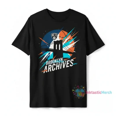Brooklyn Nets Archives T-Shirt - Official NBA Fan Apparel