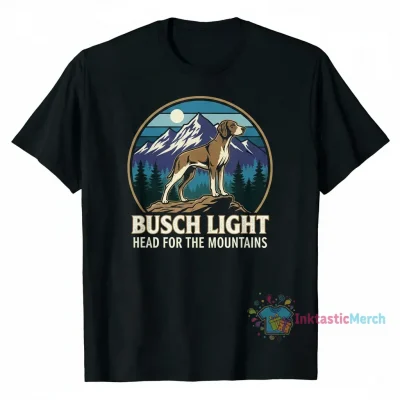 Busch Light Head for the Mountains Hunting T-Shirt | Outdoor Apparel