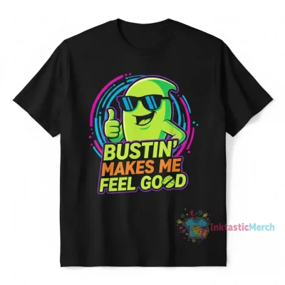 Bustin' Makes Me Feel Good - Ghostbusters Men's Heavyweight T-Shirt - Black