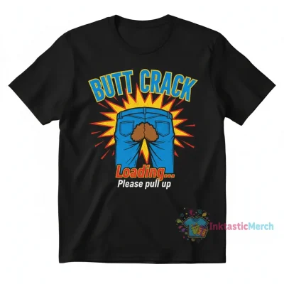 Butt Crack Problem Men's Heavyweight T-Shirt - Black