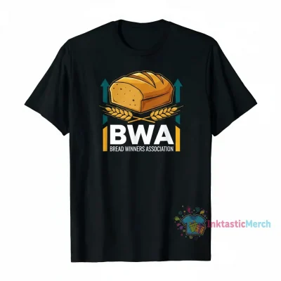 BWA Bread Winner Association Men's Classic Tee - Black
