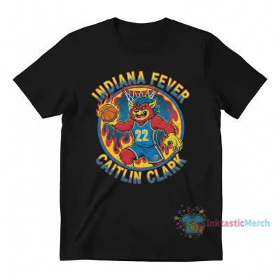 Caitlin Clark Indiana Freddy Fever Mascot Tee