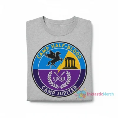 Camp Half-Blood SPQR Camp Jupiter Percy Jackson Demigod Men's Heavyweight T-Shirt