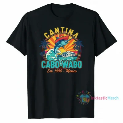 Cantina Cabo Wabo Men's Heavyweight T-Shirt - Black, Size S