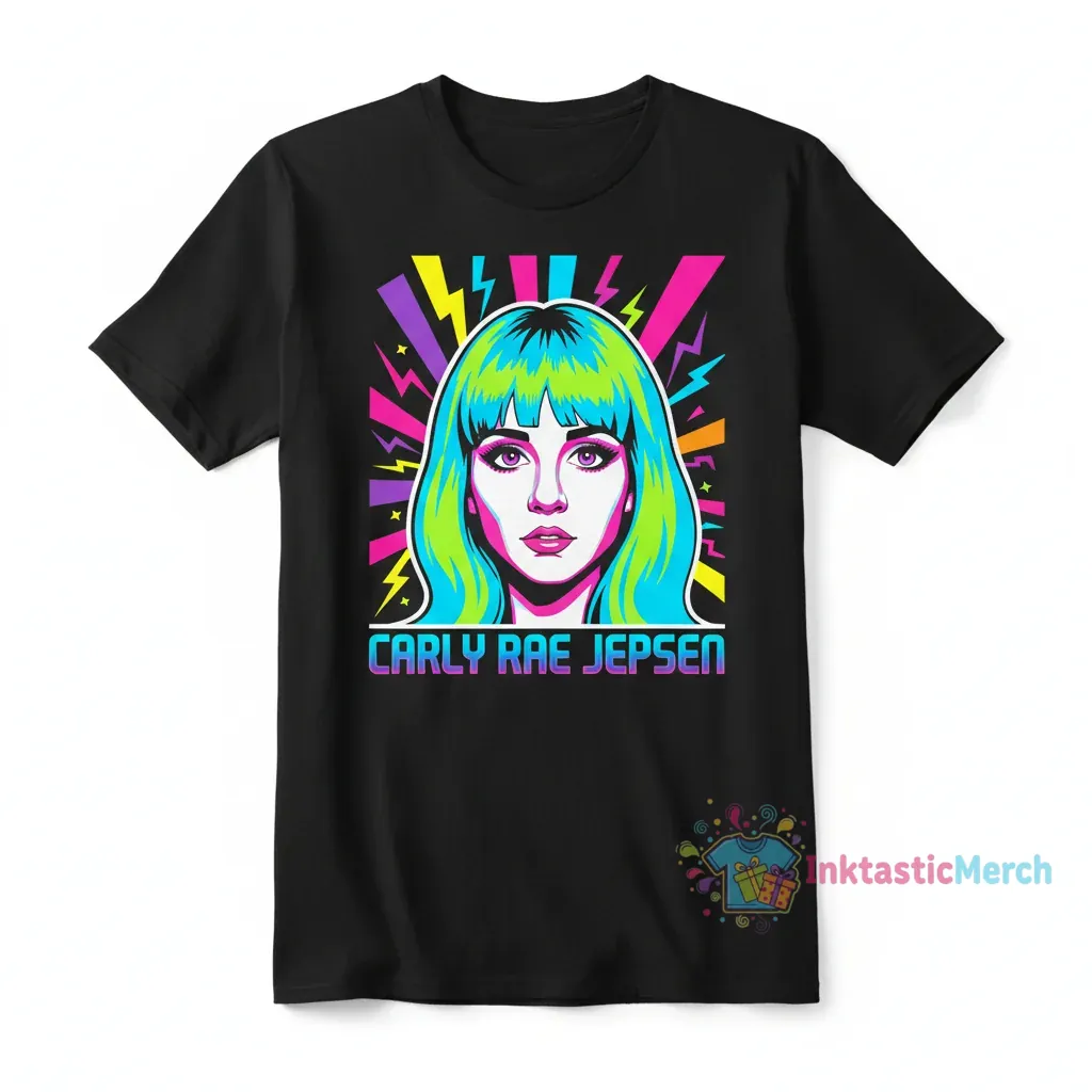 Carly Rae Jepsen Black Heavyweight T-Shirt - Men's Size S 1 Carly Rae Jepsen Black Heavyweight T-Shirt - Men's Size S