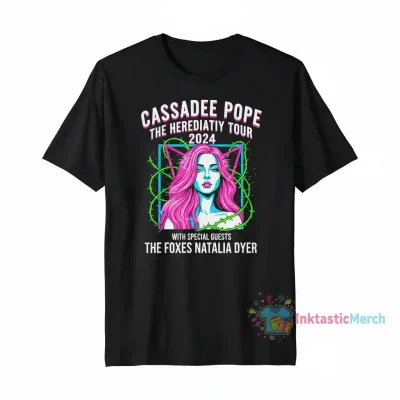 Cassadee Pope The Hereditary Tour 2024 Men's Heavyweight T-Shirt - Black, Size S