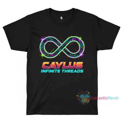 Caylus Merch Infinite T-Shirt - Men's Heavyweight Black (Size S)