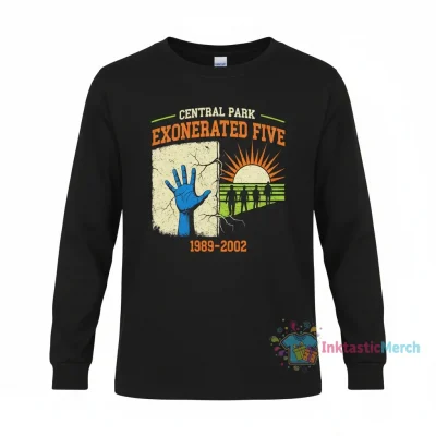 Central Park Five Exonerated Long Sleeve Tee