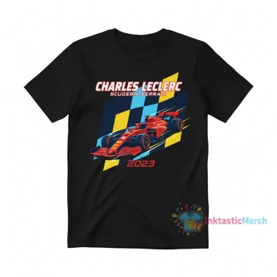 Charles Leclerc F1 2023 Scuderia Ferrari Replica Race Shirt