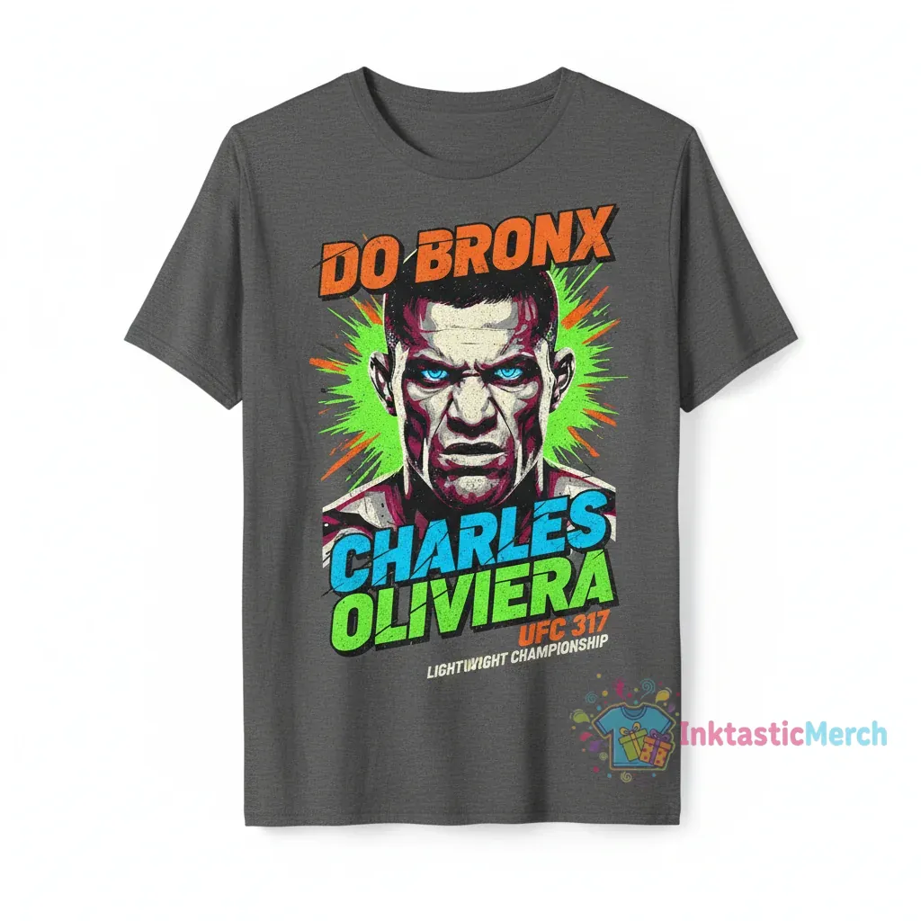 Charles Oliveira UFC 317 Fighter Tee 1 Charles Oliveira UFC 317 Fighter Tee