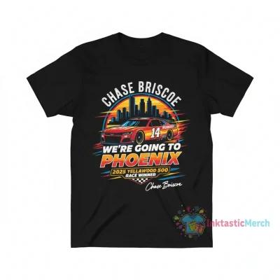 Chase Briscoe 'Phoenix 2025' YellaWood 500 Winner Signature Shirt