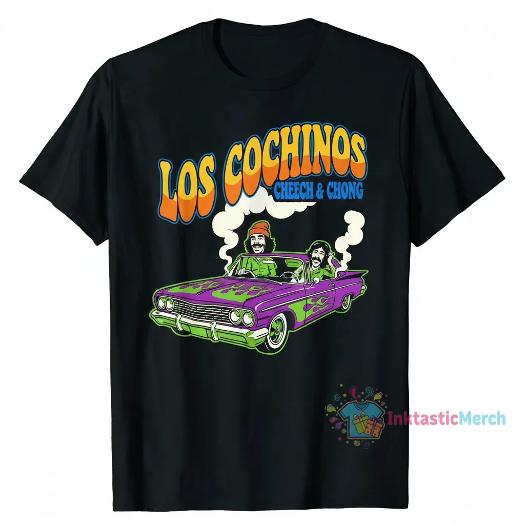Cheech And Chong Los Cochinos Shirt Men's Classic T-shirt 1 Cheech And Chong Los Cochinos Shirt Men's Classic T-shirt