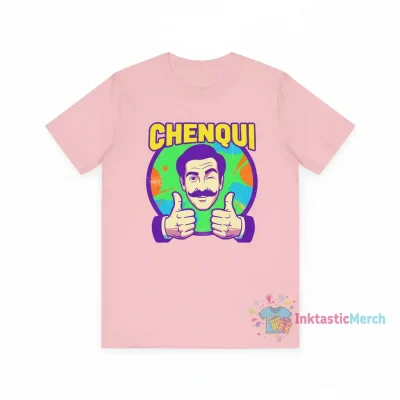 Chenqui - Borat - T-Shirt Men's Jersey Short Sleeve Tee S Pink