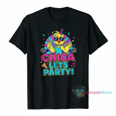 Chica Lets Party Men's Heavyweight Black T-Shirt - Size S