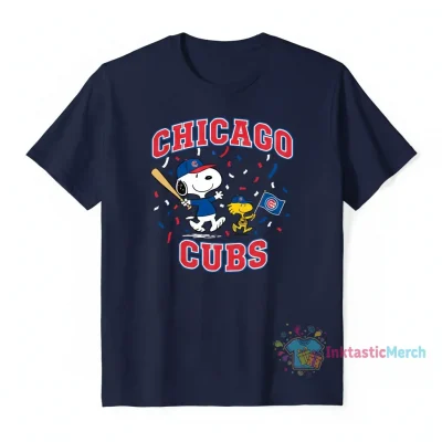 Chicago Cubs Snoopy Baseball Shirt