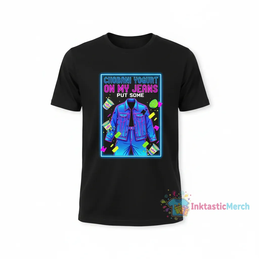 Chobani on My Jeans Shirt 1 Chobani on My Jeans Shirt