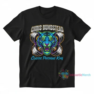 CBUM T-Shirt Men's Heavyweight - Chris Bumstead Signature Fit - Black