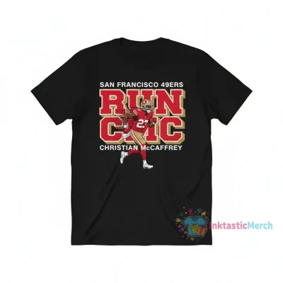 Christian McCaffrey San Francisco 49ers 'Run CMC' Signature Tee