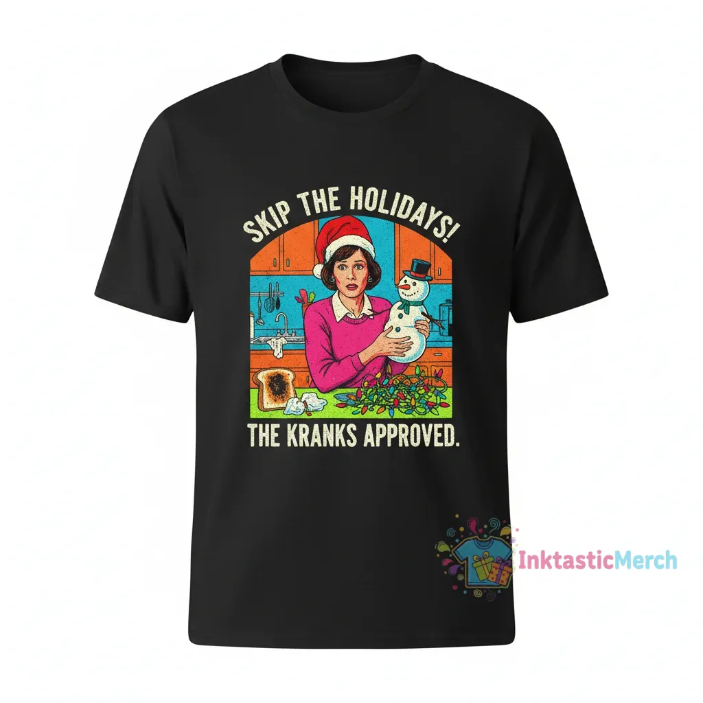 Christmas With The Kranks Active T-Shirt - Men's Heavyweight Black, Size S 1 Christmas With The Kranks Active T-Shirt - Men's Heavyweight Black, Size S