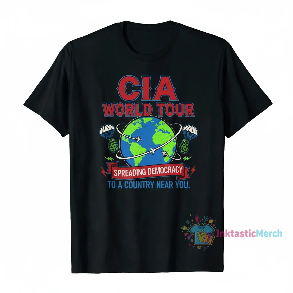 CIA World Tour: Democracy Edition Tee 1 CIA World Tour: Democracy Edition Tee