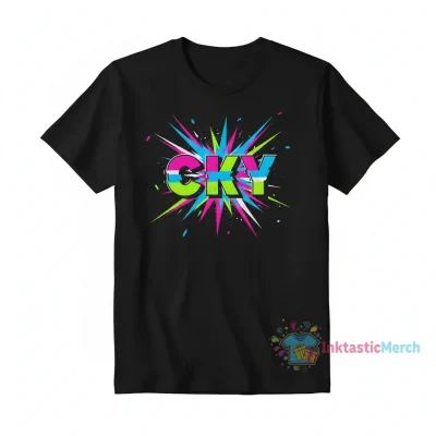 CKY Classic Logo Men's Heavyweight T-Shirt - Black, Size S