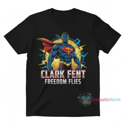 Clark Fent George Floyd Superman Parody T-Shirt - Unique Graphic Tee