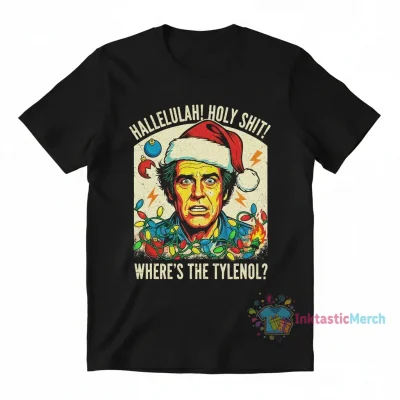 Clark Griswold Hallelujah Holy Shit Where's the Tylenol Christmas Vintage Shirt