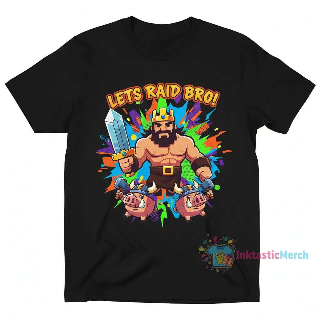 Clash of Clans Raid Bro Tee 1 Clash of Clans Raid Bro Tee