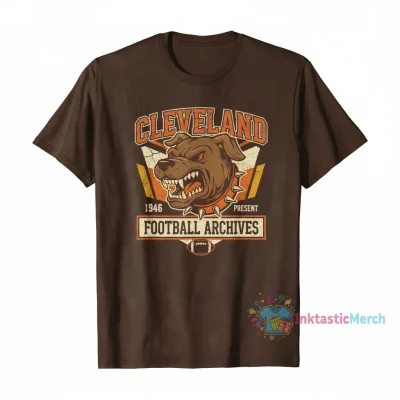 Cleveland Browns Archives T-Shirt | Officially Licensed NFL Apparel