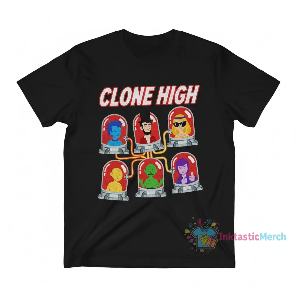 Clone High Character Pods Tee 1 Clone High Character Pods Tee
