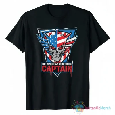 Cody Rhodes "Captain USA" Flag Logo T-Shirt: Built to Last, Styled to Impress