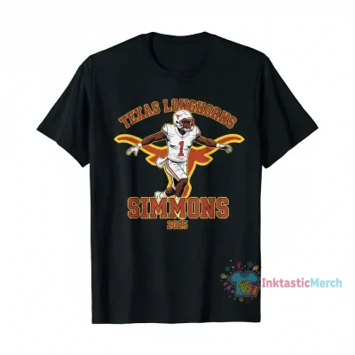 Colin Simmons #1 Texas Longhorns 2025 NCAA Player Replica Jersey Shirt