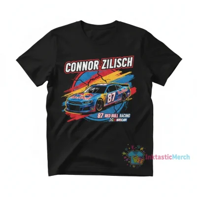 Connor Zilisch #87 Red Bull Racing Nascar T-Shirt