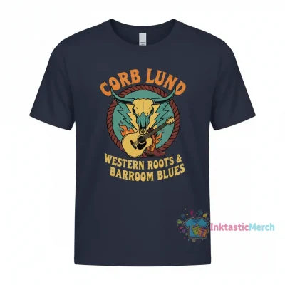 Corb Lund retro art cool T-Shirts Youth's Heavyweight T-shirt S Red