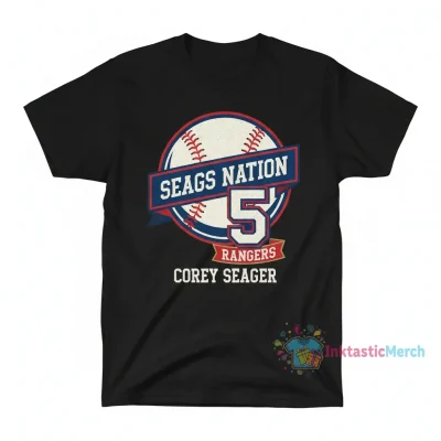 Corey Seager "Seags 5" Texas Rangers Baseball Jersey Shirt