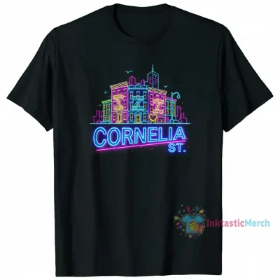 Cornelia Street Heavyweight Men's T-Shirt - Black, Size S