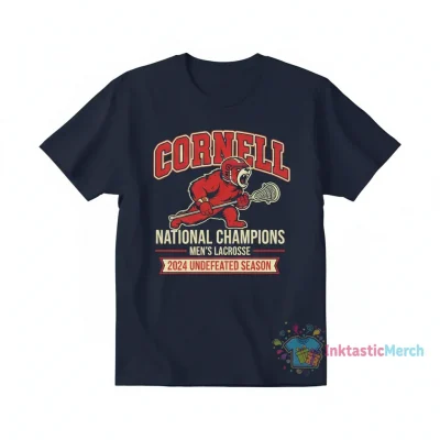 Cornell NCAA DI Men's Lacrosse Championship Winning Shirt