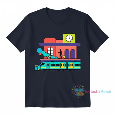Could Be A Train Station Kinda Day T-Shirt - Comfortable Graphic Tee