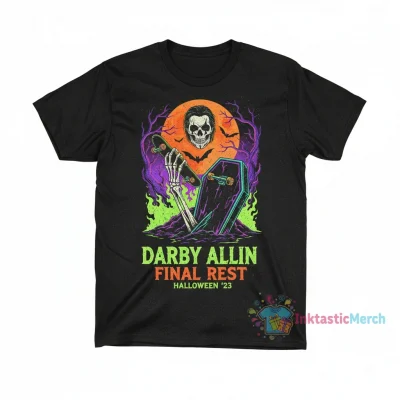 Darby Allin Final Rest Halloween T-Shirt - AEW Wrestling Fan Apparel