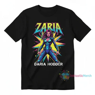 Daria Hodder Zaria Grunge Pose Star Retro Shirt