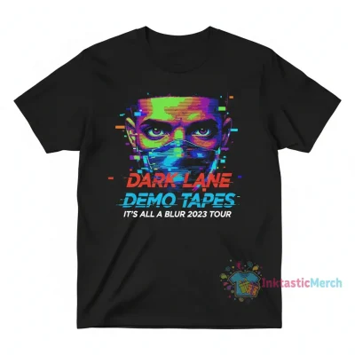 Dark Lane Demo Tapes Album Cover Eyes T-Shirt - Heavy Cotton Quality Drake 21 Savage It's All A Blur Tour IAAB Concert 2023 Merch | 5 Colors Men's Classic T-shirt Design File Black