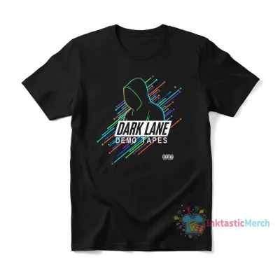Drake "Dark Lane Demo Tapes" Men's Heavyweight T-Shirt | New Album Music Merch - Black, Size S