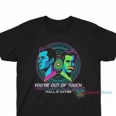 Daryl Hall & John Oates "You're Out Of Touch" T-Shirt - Classic 80s Music Tee